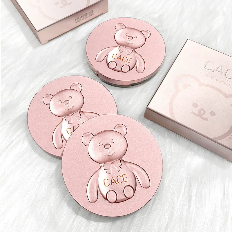 The new CACE cute bear oil control makeup powder concealer is not easy to take off makeup lasting lasting loose powder daily
The new CACE cute bear oil control makeup powder concealer is not easy to take off makeup lasting lasting loose powder daily