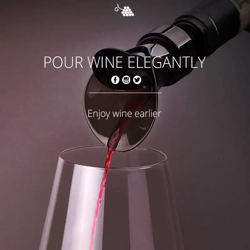 2 in 1 Red Wine Stopper Bar Accessories Flower Shape Pouring Decanter Silicone Wine Keep Fresh Seal Bottle Stopper Dropshipping
2 in 1 Red Wine Stopper Bar Accessories Flower Shape Pouring Decanter Silicone Wine Keep Fresh Seal Bottle Stopper Dropshipping