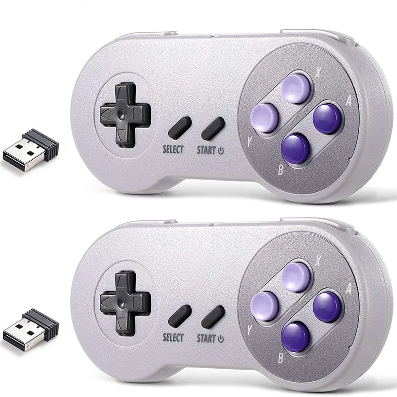Беспроводной USB-контроллер 2 шт./лот 2,4 ГГц, совместимый с Super Famicom Games, классический USB-контроллер, джойстик для Windows
Беспроводной USB-контроллер 2 шт./лот 2,4 ГГц, совместимый с Super Famicom Games, классический USB-контроллер, джойстик для Windows