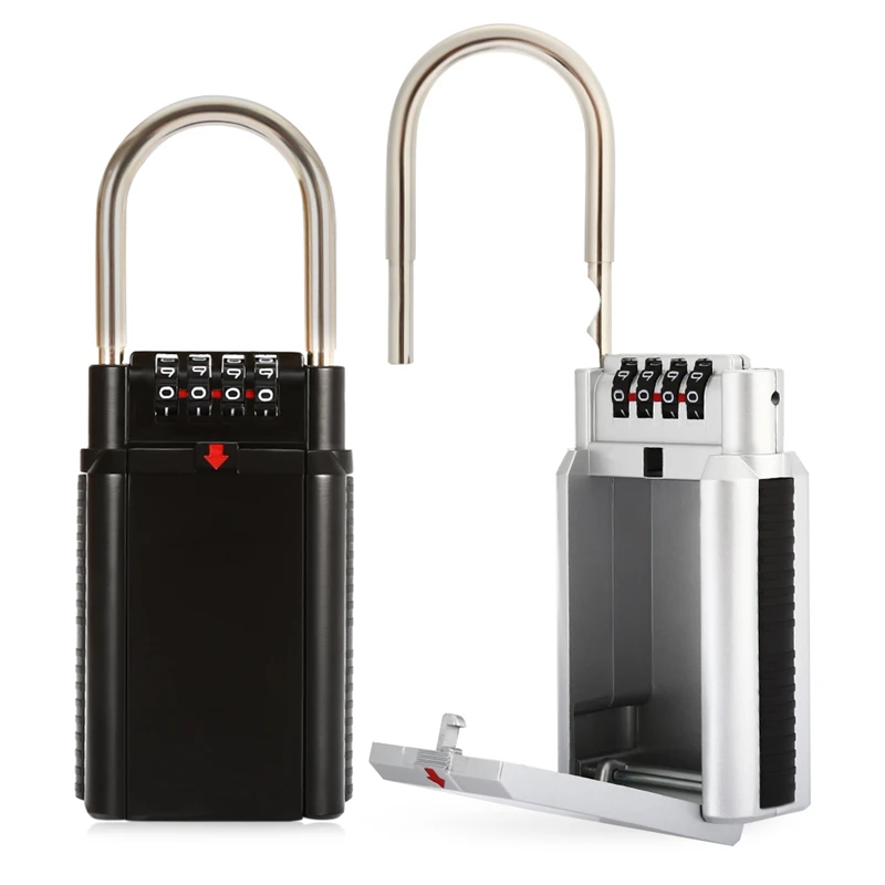 Key Storage Box Lock Keyed Padlock Anti-rust Zinc Alloy with 4 Digit Combination Password Door Lock for Home Outdoor Safe YSH03
Key Storage Box Lock Keyed Padlock Anti-rust Zinc Alloy with 4 Digit Combination Password Door Lock for Home Outdoor Safe YSH03