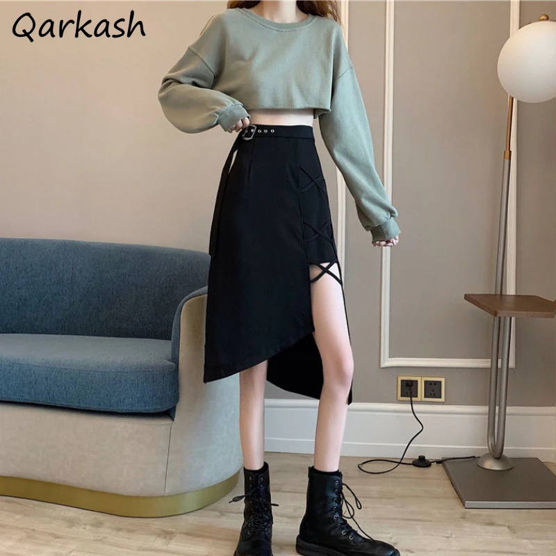 Skirts Women Asymmetrical Design Fashion Casual Elegant Personality Korean Style Ladies All-match Simple New High Waist Summer
Skirts Women Asymmetrical Design Fashion Casual Elegant Personality Korean Style Ladies All-match Simple New High Waist Summer