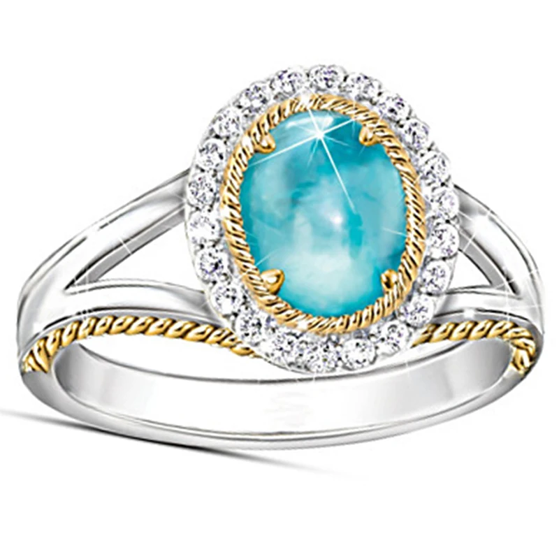 Milangirl Popular Female Fashion Simple Geometric Oval Horse Eye Round White Zircon Ring Temperament Girl Engagement Jewelry 
Milangirl Popular Female Fashion Simple Geometric Oval Horse Eye Round White Zircon Ring Temperament Girl Engagement Jewelry