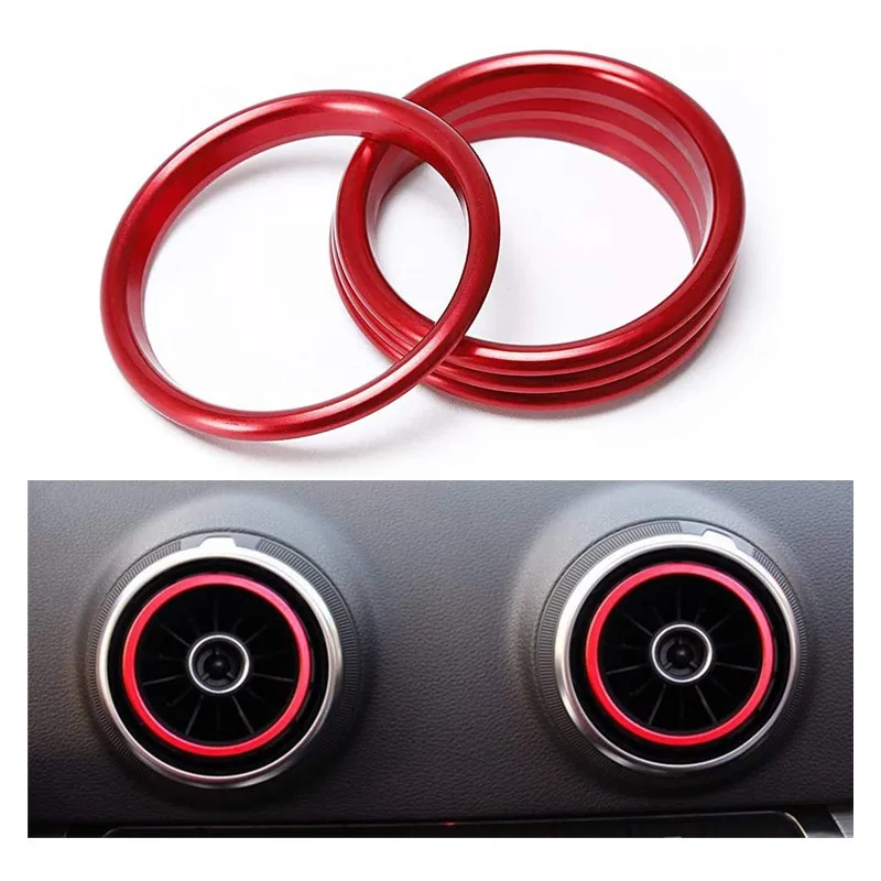 Car Air Center Console Outlet Trim Inner Ring Cover For Audi A3 8V S3 2014-2019 Sportback Sedan Interior Accessories Car Styling
Car Air Center Console Outlet Trim Inner Ring Cover For Audi A3 8V S3 2014-2019 Sportback Sedan Interior Accessories Car Styling