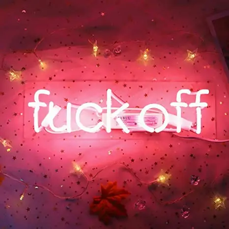 Wanxing Neon Sign Pink Neon Funny Lights Words for Wall Bedroom Room Party Bar Christmas Halloween Decor
Wanxing Neon Sign Pink Neon Funny Lights Words for Wall Bedroom Room Party Bar Christmas Halloween Decor