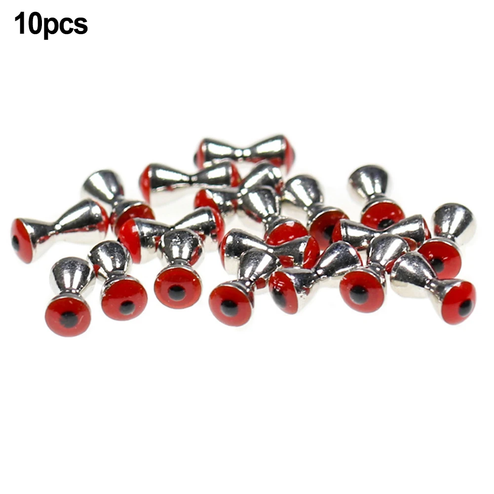 

Fishing Baits Tying Materials 3.2mm 4.0mm 4.8mm 3D Eyes Dumbbell Shaped Fishing Plastic Realistic Size Weight 0.2-0.7g