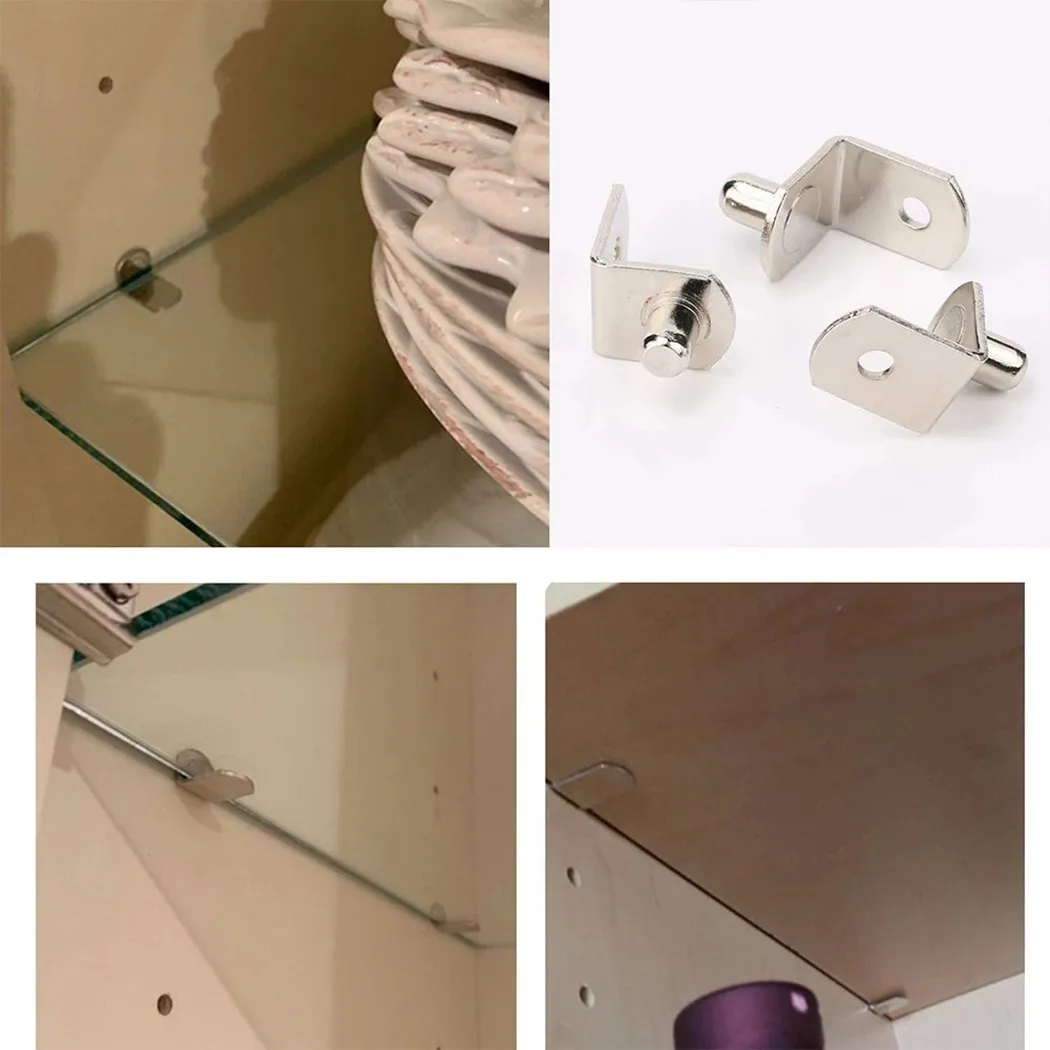 20Pcs Shelf Brackets Support Studs Pegs 5mm Metal Pin Shelves Seperator Fixed Cabinet Bookcase Wall Mount Holder Home Hardware
20Pcs Shelf Brackets Support Studs Pegs 5mm Metal Pin Shelves Seperator Fixed Cabinet Bookcase Wall Mount Holder Home Hardware