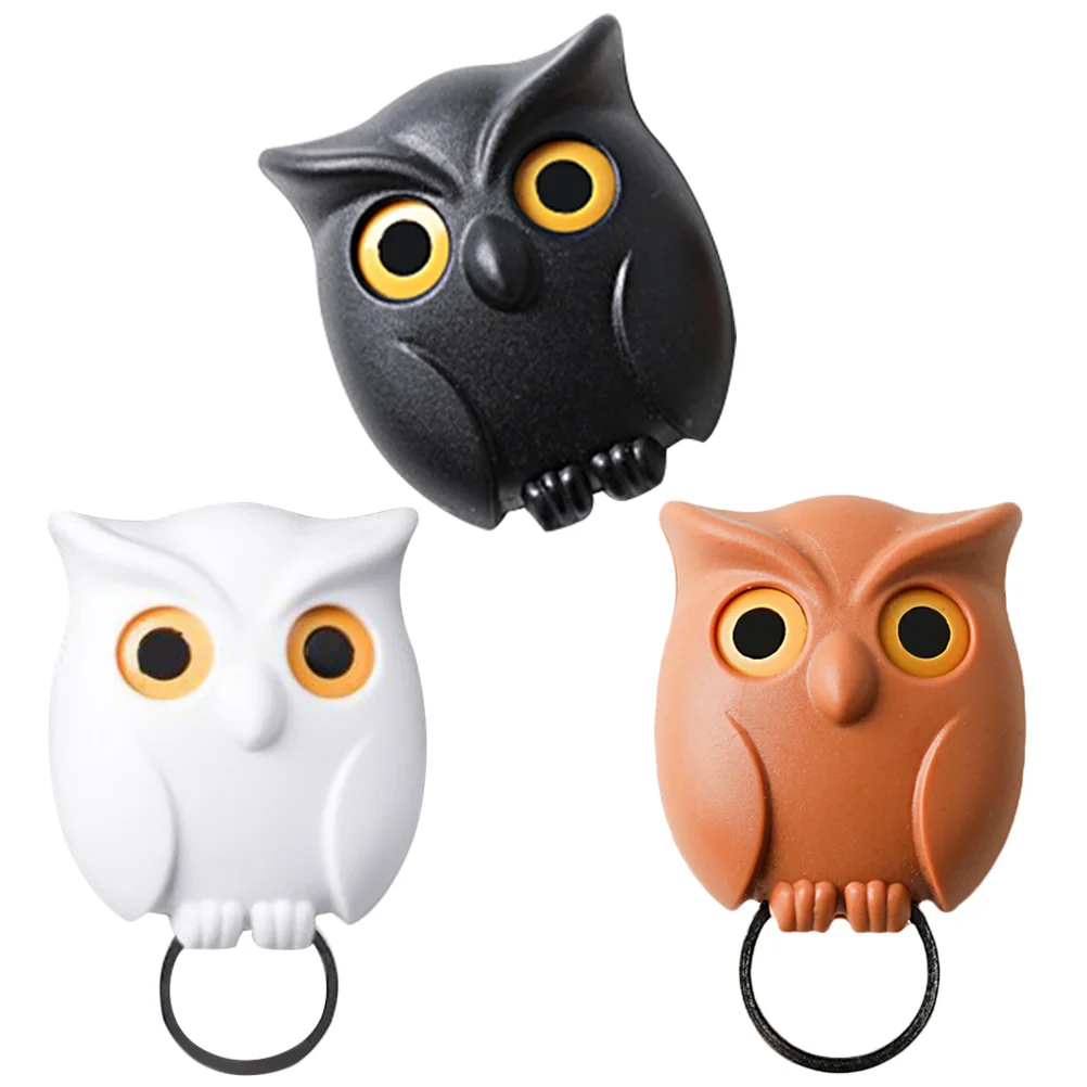 3 Pcs Adhesive Owl Hooks Sticky Wall Mount Key Black Hanging Wall-mounted Decorative Plastic
3 Pcs Adhesive Owl Hooks Sticky Wall Mount Key Black Hanging Wall-mounted Decorative Plastic