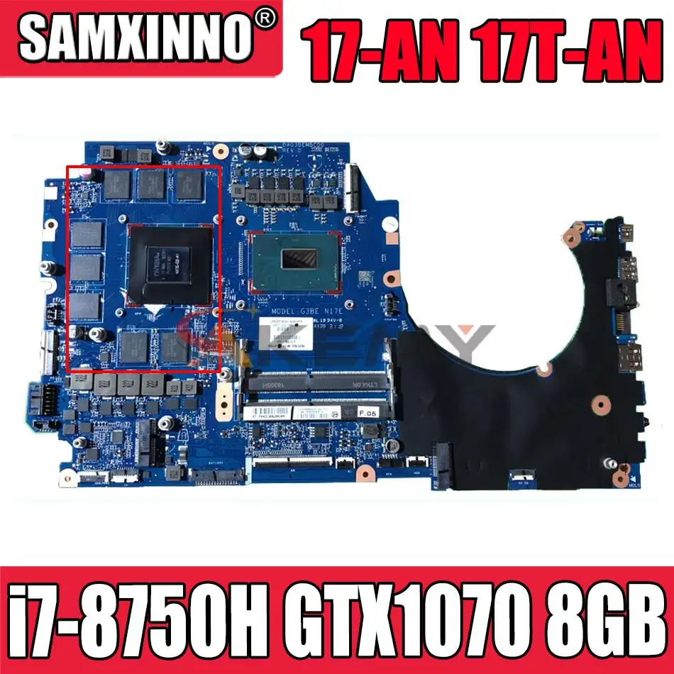 L11136-601 L11136-001 DAG3BEMBCD0 FOR HP OMEN 17-AN 17T-AN Laptop Motherboard i7-8750H GTX1070 8GB working well
L11136-601 L11136-001 DAG3BEMBCD0 FOR HP OMEN 17-AN 17T-AN Laptop Motherboard i7-8750H GTX1070 8GB working well
