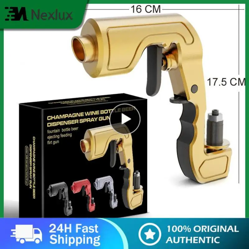 Pourer Champagne Sprayer Pistol Beer Bottle Durable Airbrush Zinc Alloy Edition Stopper Ejector Kitchen Bar Tool
Pourer Champagne Sprayer Pistol Beer Bottle Durable Airbrush Zinc Alloy Edition Stopper Ejector Kitchen Bar Tool