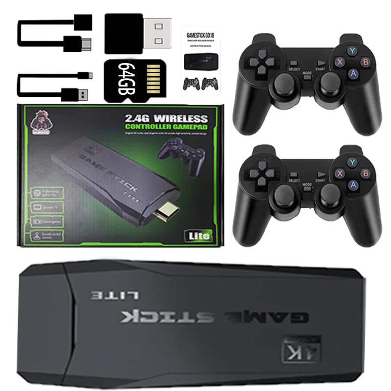 15000 Games Stick 4K HD Video Game Console For PS1/FC/GBA Classic Retro TV Game Console 2.4G Double Wireless Controller
15000 Games Stick 4K HD Video Game Console For PS1/FC/GBA Classic Retro TV Game Console 2.4G Double Wireless Controller