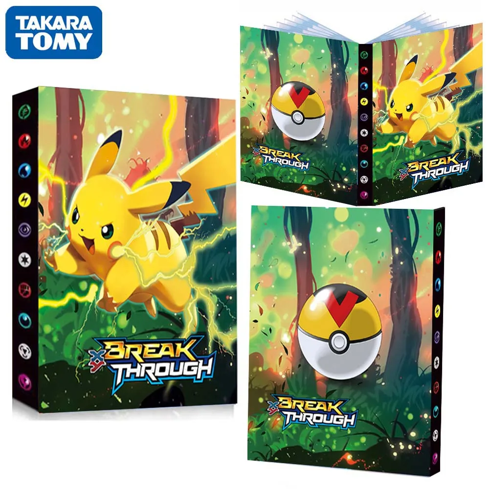 240Pcs Album Pokemon Cards Collection Book 4 Pocket Game Card EX GX Cartoon Anime Pokemon Binder Folder Loaded Kawaii Kids Toys
240Pcs Album Pokemon Cards Collection Book 4 Pocket Game Card EX GX Cartoon Anime Pokemon Binder Folder Loaded Kawaii Kids Toys