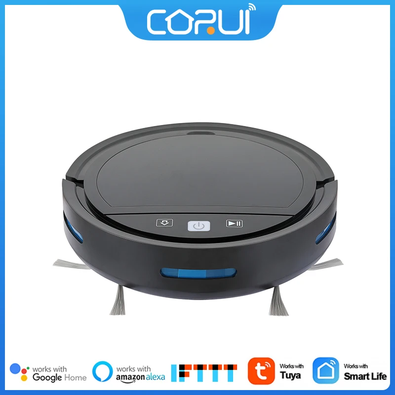 CoRui Robotic Vacuum Cleaner Sweeping Robot Automatic Refill Vacuum Cleaner TUYA Control Smart Electronics Smart Life
CoRui Robotic Vacuum Cleaner Sweeping Robot Automatic Refill Vacuum Cleaner TUYA Control Smart Electronics Smart Life