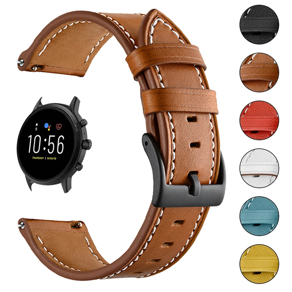 Luxury Leather Bracelet for Fossil Sport 43mm GEN4 Watchband for Fossil GEN 5 Smart Watch Band Fossil Hybrid HR Belt Wrist Strap
Luxury Leather Bracelet for Fossil Sport 43mm GEN4 Watchband for Fossil GEN 5 Smart Watch Band Fossil Hybrid HR Belt Wrist Strap