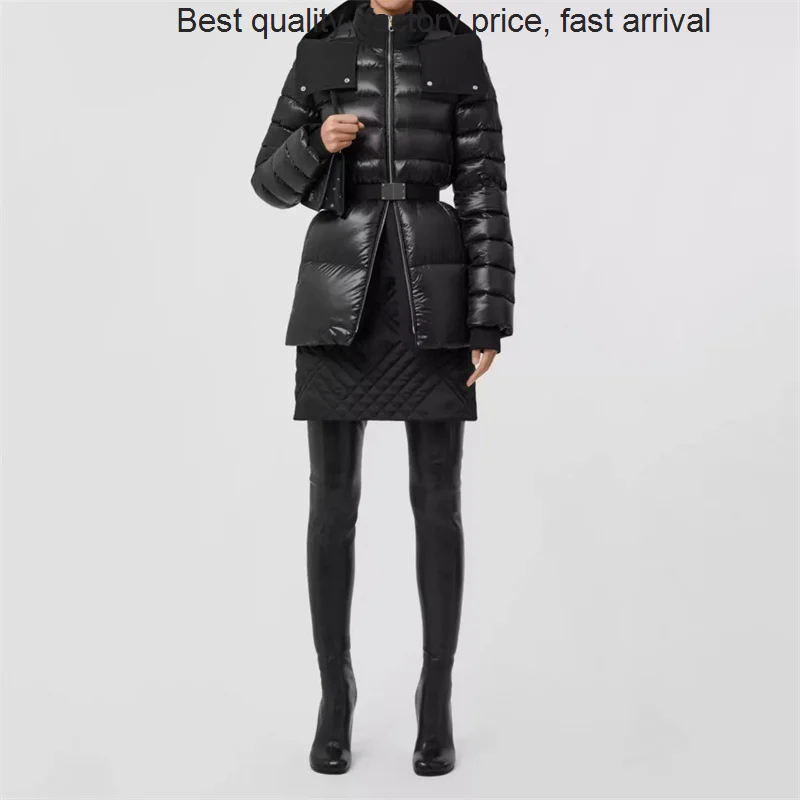 High quality luxury brand DownJacket Winter 2023 Hot Sale New in Belt Slim Hooded Puffer Coat 90 Goose Down Filled Thick Jacket
High quality luxury brand DownJacket Winter 2023 Hot Sale New in Belt Slim Hooded Puffer Coat 90 Goose Down Filled Thick Jacket