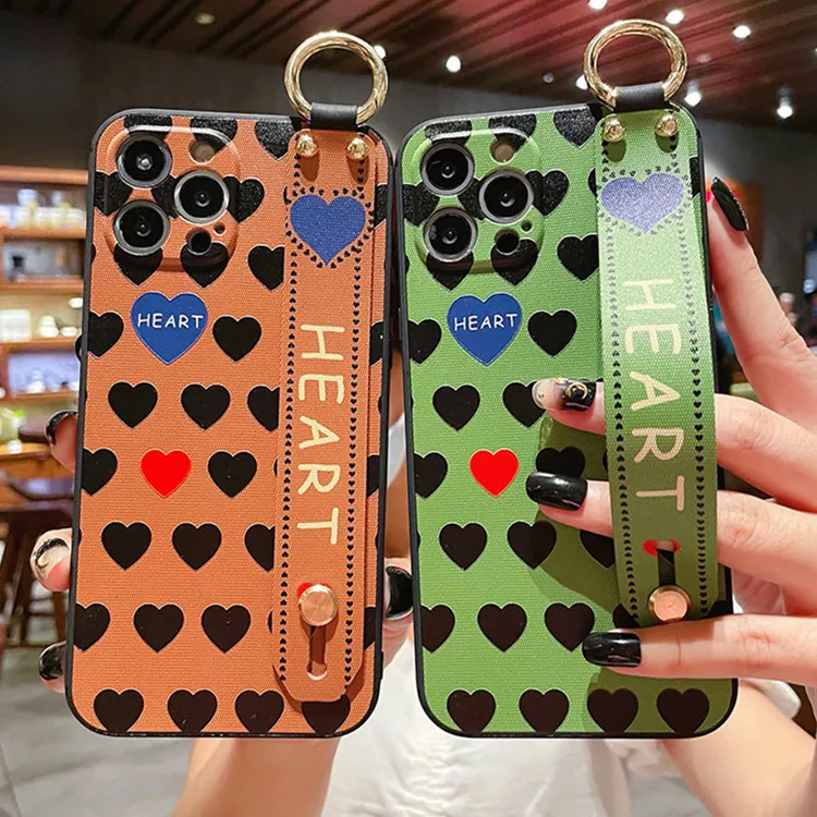 Tide brand heart embossed wild Wristband Phone Case For iPhone 11 12 13 pro x xr xs max 7 8 plus Wrist Strap Holder Back Cover
Tide brand heart embossed wild Wristband Phone Case For iPhone 11 12 13 pro x xr xs max 7 8 plus Wrist Strap Holder Back Cover