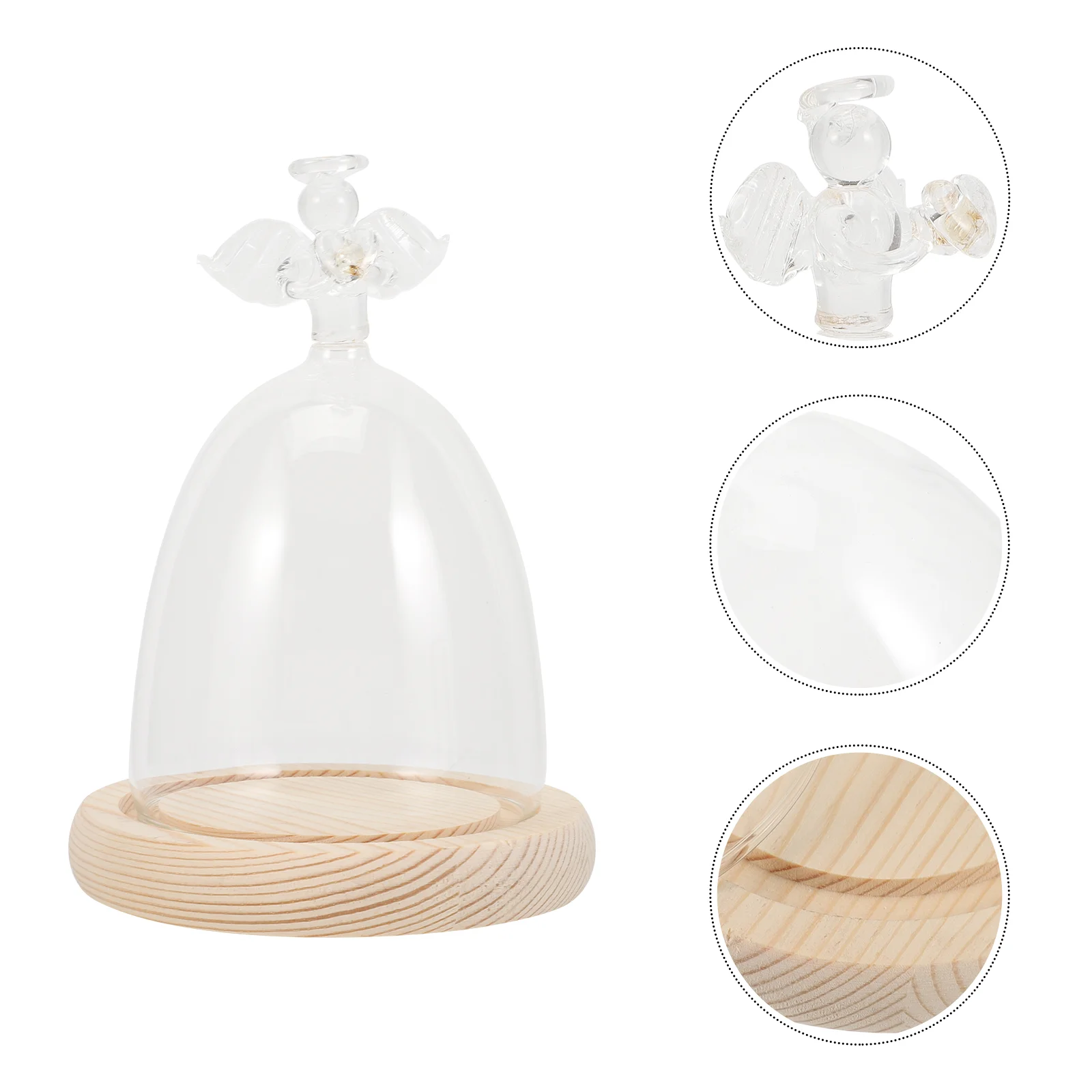Cover Domebase Flower Decor Wood Clear Landscape Craft Desktop Preserved Micro Vase
Cover Domebase Flower Decor Wood Clear Landscape Craft Desktop Preserved Micro Vase