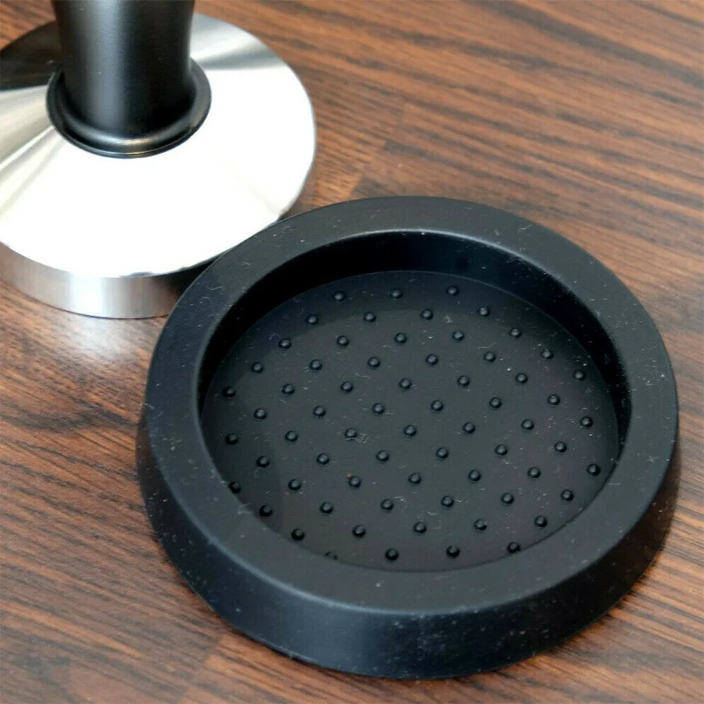 

Coffee Tamper Mat Mat Mats Non-slip Placement Pod Preventing Spillages With 60mm Inset Compact Size Home Duable
