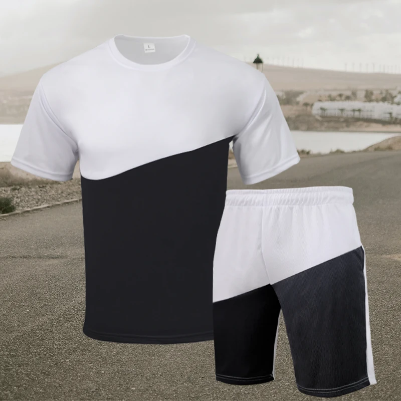 New Men's Sports Suit 2 Piece T-Shirt + Sports Pants Sportswear Breathable Quick Dry Short Sleeve Casual Men Plus Size Fashion
New Men's Sports Suit 2 Piece T-Shirt + Sports Pants Sportswear Breathable Quick Dry Short Sleeve Casual Men Plus Size Fashion