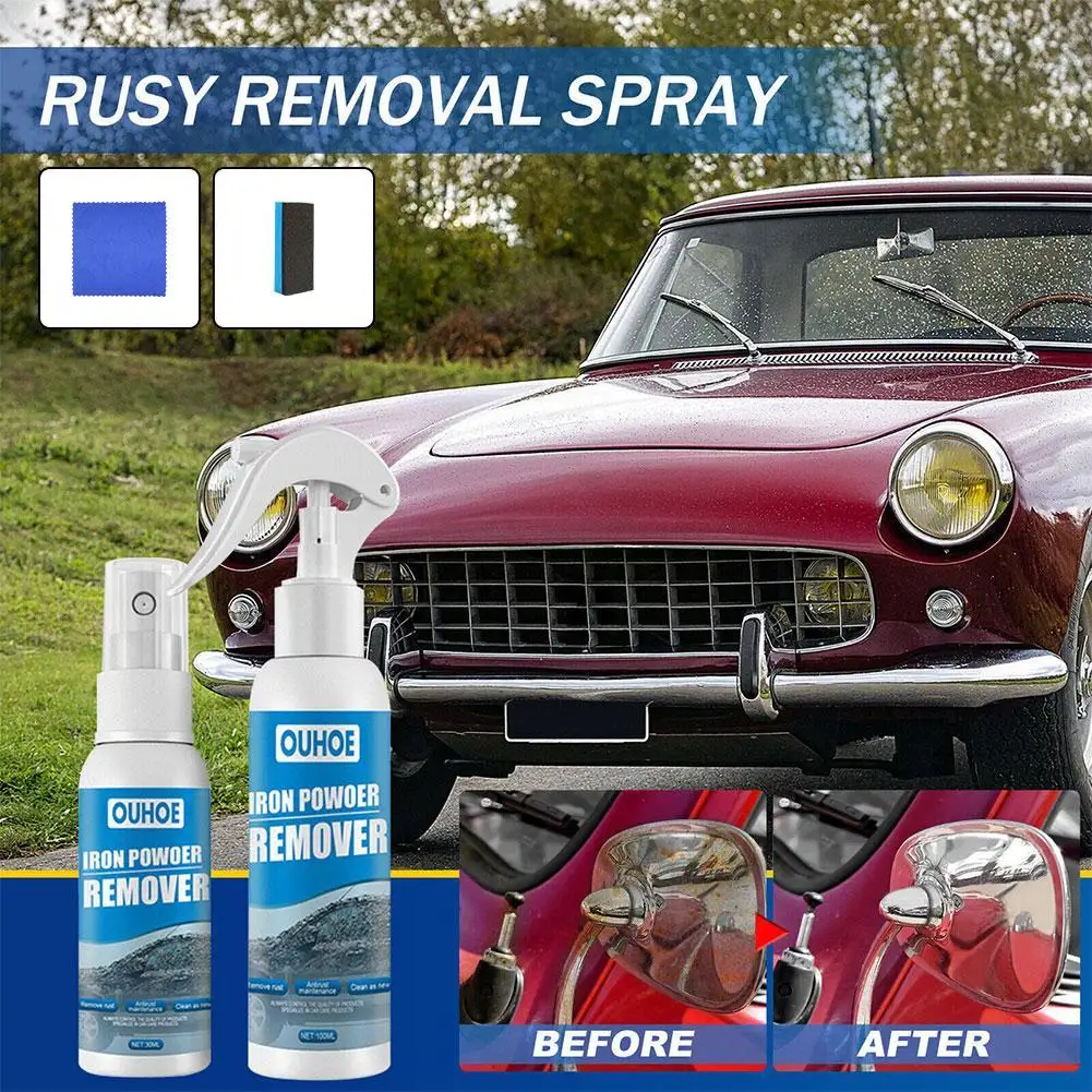 100ml Car Multi-Purpose Rust Removal Spray Metal Paint Cleaner For Car Iron Powder Cleaning Rust Remover Spray
100ml Car Multi-Purpose Rust Removal Spray Metal Paint Cleaner For Car Iron Powder Cleaning Rust Remover Spray