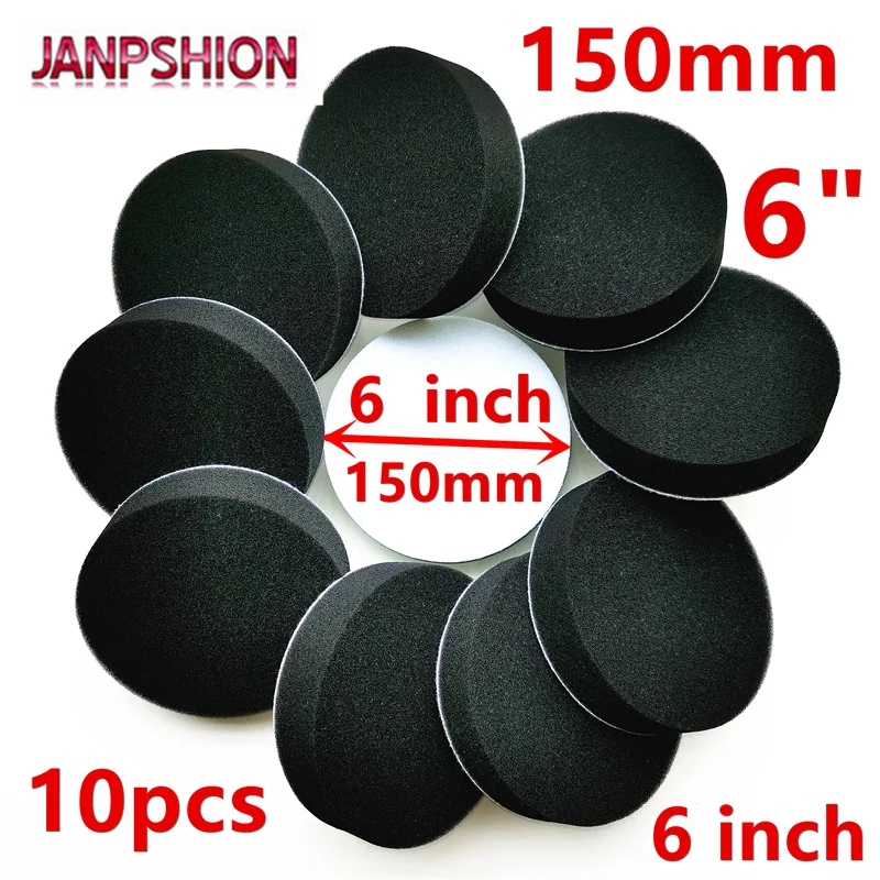 10PC 150mm Gross Polishing Buffing Pads 6" black flat sponge Car Polisher Clean waxing Auto paint maintenance care 
10PC 150mm Gross Polishing Buffing Pads 6" black flat sponge Car Polisher Clean waxing Auto paint maintenance care