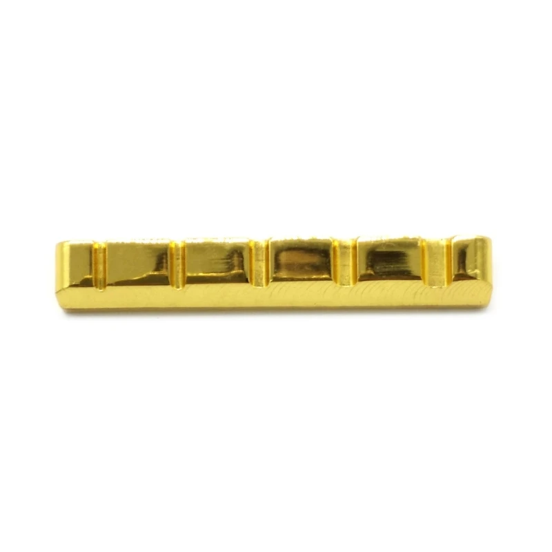 Bass Guitar Pre-Slotted Brass Nuts 5 String Electric Bass Guitar Nut Pre-Slotted Top Nut Electric Bass Replacement Parts
Bass Guitar Pre-Slotted Brass Nuts 5 String Electric Bass Guitar Nut Pre-Slotted Top Nut Electric Bass Replacement Parts
