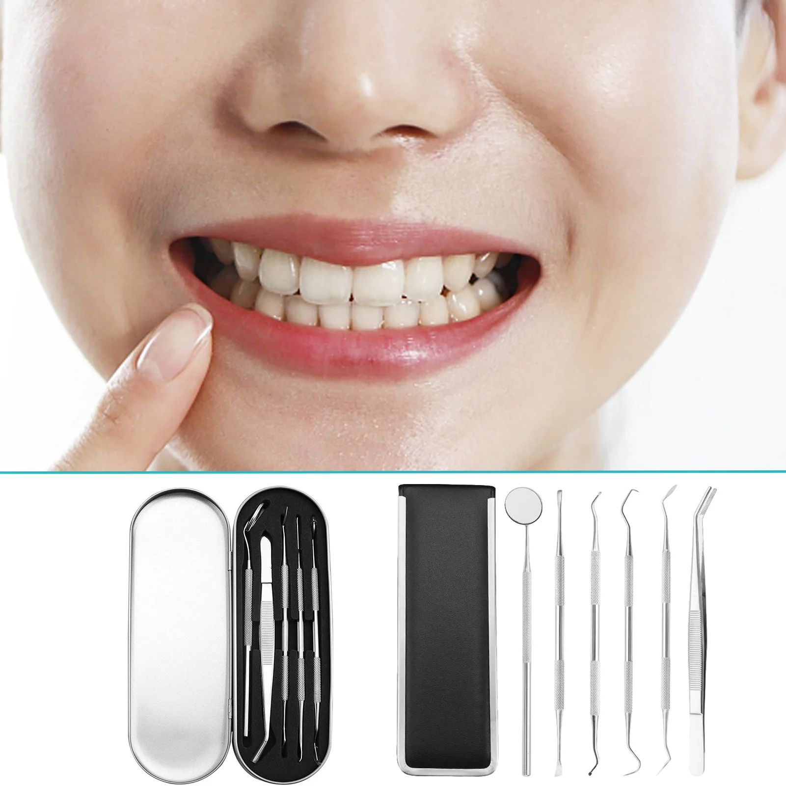Professional Tartar Remover For Teeth Metal Dental Pick Scaler Stainless Steel Oral Care Dental Cleaning Kit With Tooth Scraper
Professional Tartar Remover For Teeth Metal Dental Pick Scaler Stainless Steel Oral Care Dental Cleaning Kit With Tooth Scraper