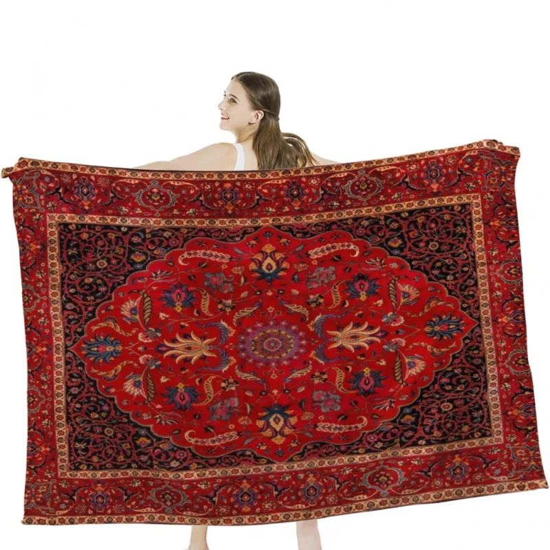 Antique Persian Rug Soft Velvet Blanket Lightweight Bed Blanket Home Decor Fleece Blanket
Antique Persian Rug Soft Velvet Blanket Lightweight Bed Blanket Home Decor Fleece Blanket