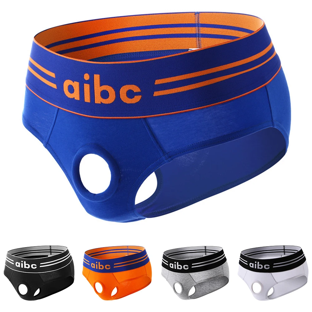 Mens Sexy Cotton Underwear Front Open Hole Bikini Briefs Breathable Panties Lingerie Sport Trunks Comfortable Cuecas
Mens Sexy Cotton Underwear Front Open Hole Bikini Briefs Breathable Panties Lingerie Sport Trunks Comfortable Cuecas