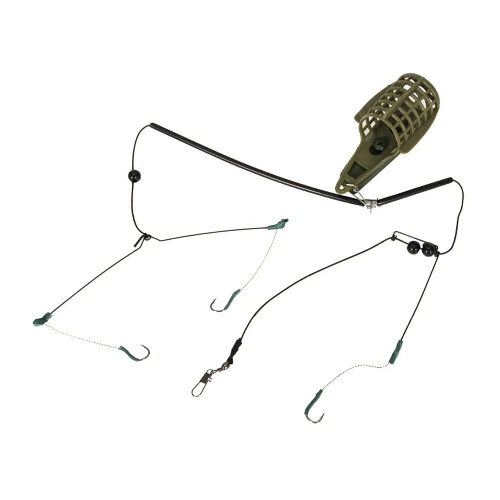 Durable Baits Cage High Carbon Steel Hook Rig Set Lead Sinker Smooth Terminal Baits Cage Carp Fishing Excellent
Durable Baits Cage High Carbon Steel Hook Rig Set Lead Sinker Smooth Terminal Baits Cage Carp Fishing Excellent