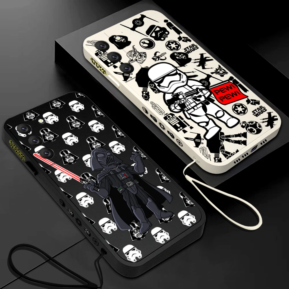 Stars Warses Logo Darth Vader Phone Case For Samsung Galaxy S23 S22 S21 S20 Ultra Plus FE S10 Note 20 Plus With Lanyard Cover
Stars Warses Logo Darth Vader Phone Case For Samsung Galaxy S23 S22 S21 S20 Ultra Plus FE S10 Note 20 Plus With Lanyard Cover