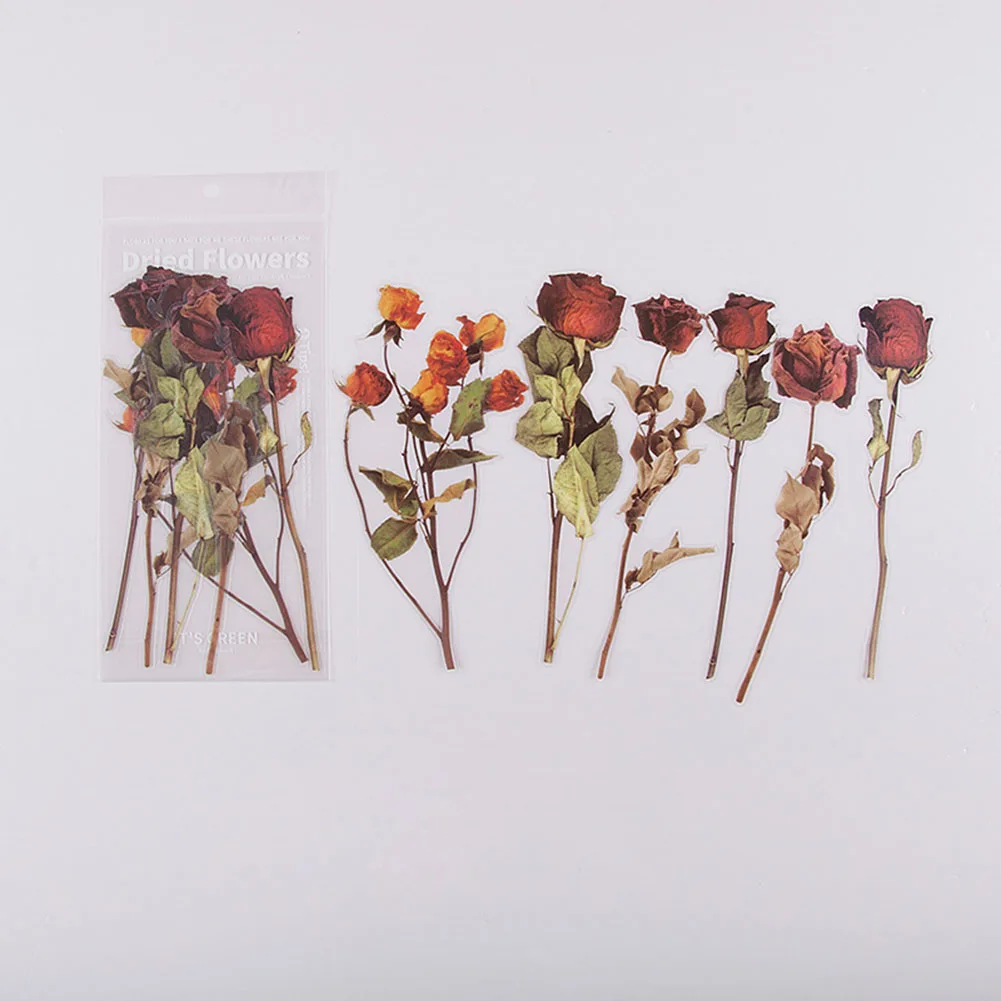 6pcs Dried Flower Sticker PET Vintage DIY Sticker Material Diary Craft Scrapbook Deco Craft Sticker Aesthetic Stationery
6pcs Dried Flower Sticker PET Vintage DIY Sticker Material Diary Craft Scrapbook Deco Craft Sticker Aesthetic Stationery