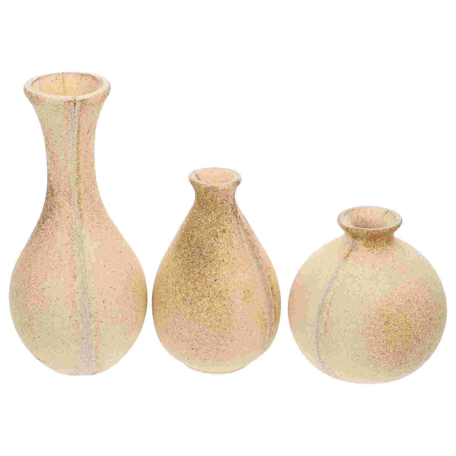 3 Pcs Wooden Vase Small DIY Craft Flower Pot Home Accessories Decor Hand Crafts Boho Flowerpot Made
3 Pcs Wooden Vase Small DIY Craft Flower Pot Home Accessories Decor Hand Crafts Boho Flowerpot Made