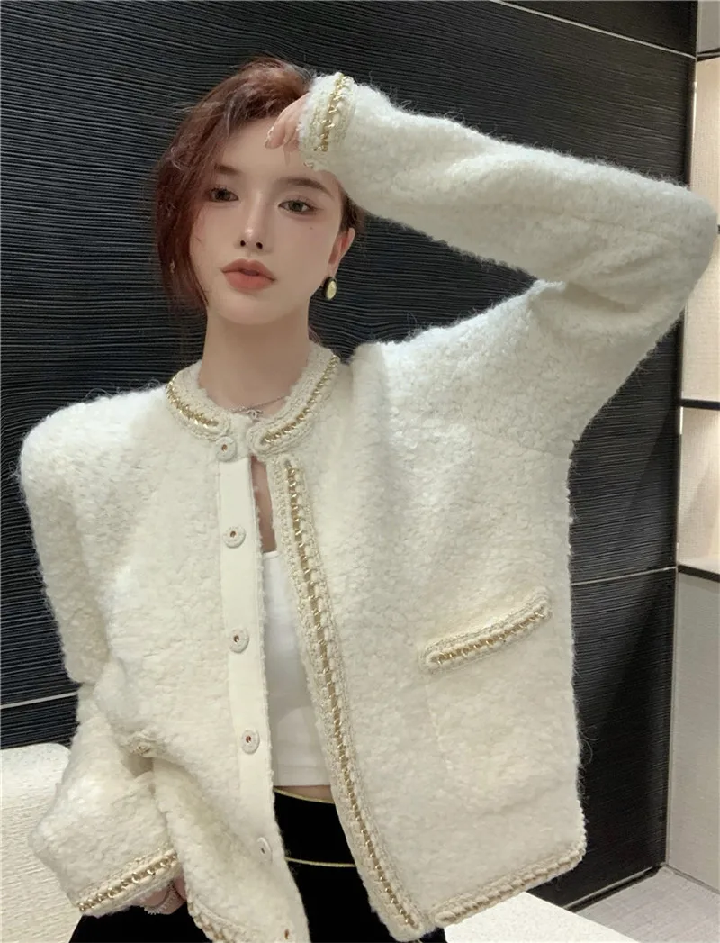 Korean Mohair Jacket Wool Coat Women Tweed Casual Cropped Outerwear Autumn Winter New 2022 Gentle Versatile Office Lady Outfits
Korean Mohair Jacket Wool Coat Women Tweed Casual Cropped Outerwear Autumn Winter New 2022 Gentle Versatile Office Lady Outfits