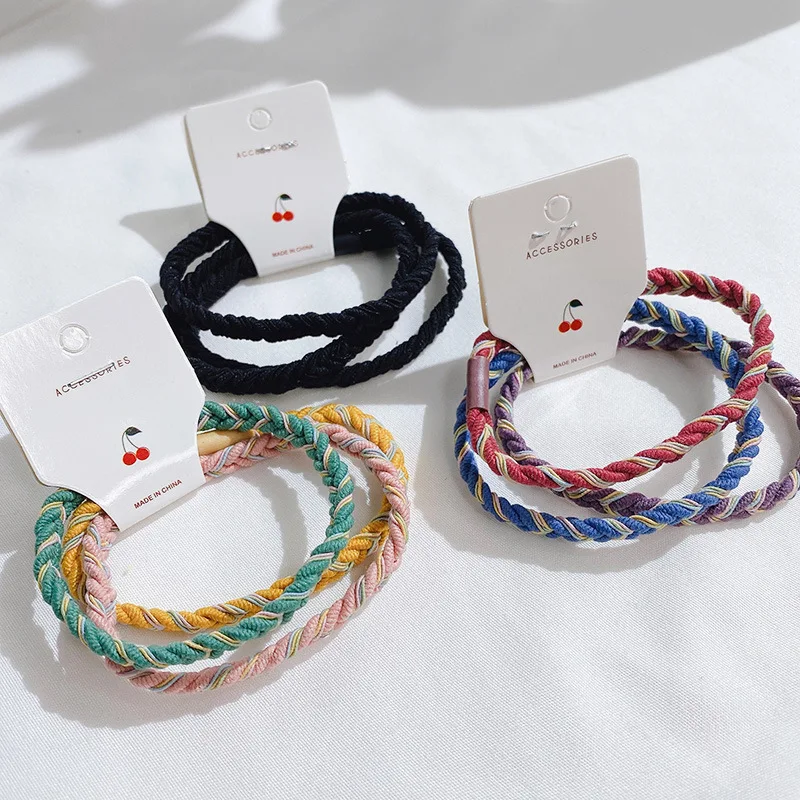 3pieces/set Hair Ties New Braid Rope Simple and Versatile High Elastic Thick Hair Ring Tied Hair Holster Girls Hair Accessories
3pieces/set Hair Ties New Braid Rope Simple and Versatile High Elastic Thick Hair Ring Tied Hair Holster Girls Hair Accessories