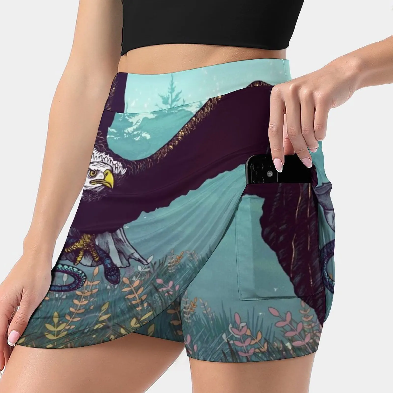 Женская юбка для охоты Y2K, летняя одежда 2022, юбка-брюки в стиле K-POP с карманами, с облысшим орлом, птицей добычи
Женская юбка для охоты Y2K, летняя одежда 2022, юбка-брюки в стиле K-POP с карманами, с облысшим орлом, птицей добычи