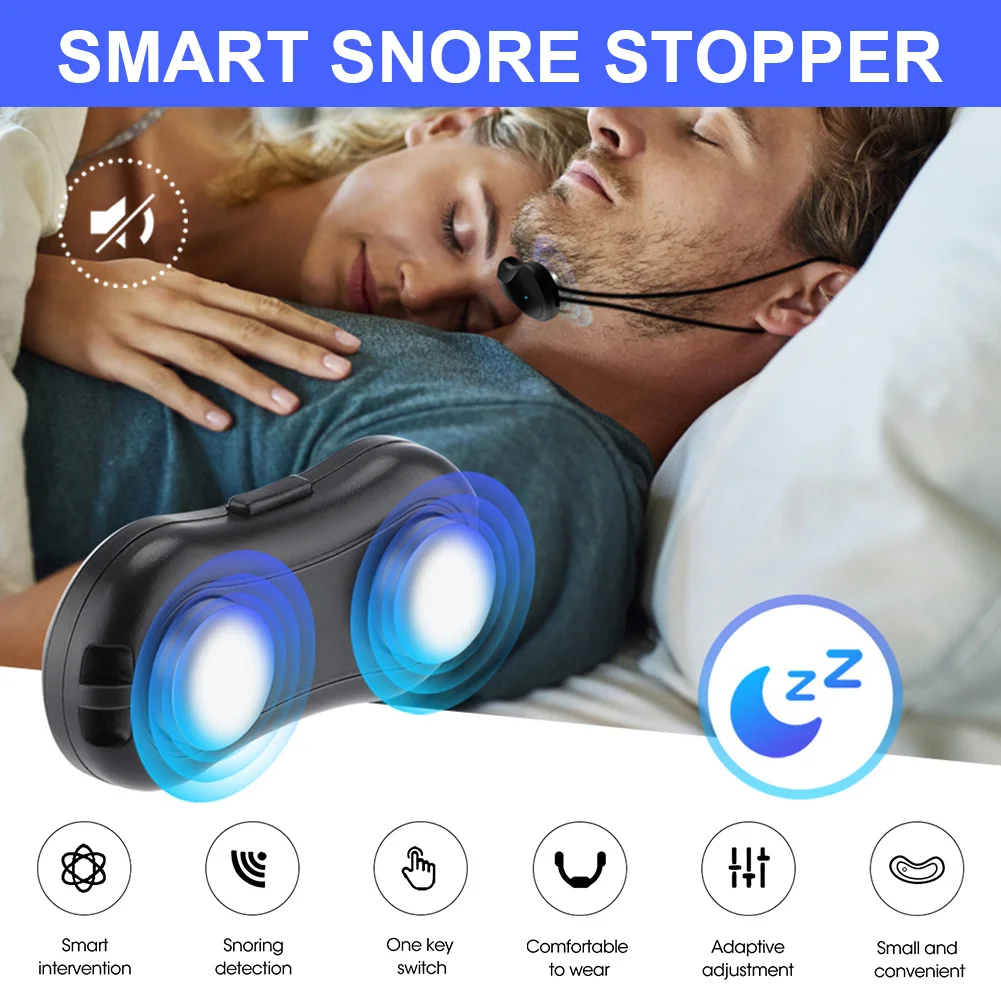 Smart Anti Snoring Device Snore Stopper EMS Pulse Noise Reduction Muscle Stimulator Comfortable Sleep Breath Aid Health Care
Smart Anti Snoring Device Snore Stopper EMS Pulse Noise Reduction Muscle Stimulator Comfortable Sleep Breath Aid Health Care