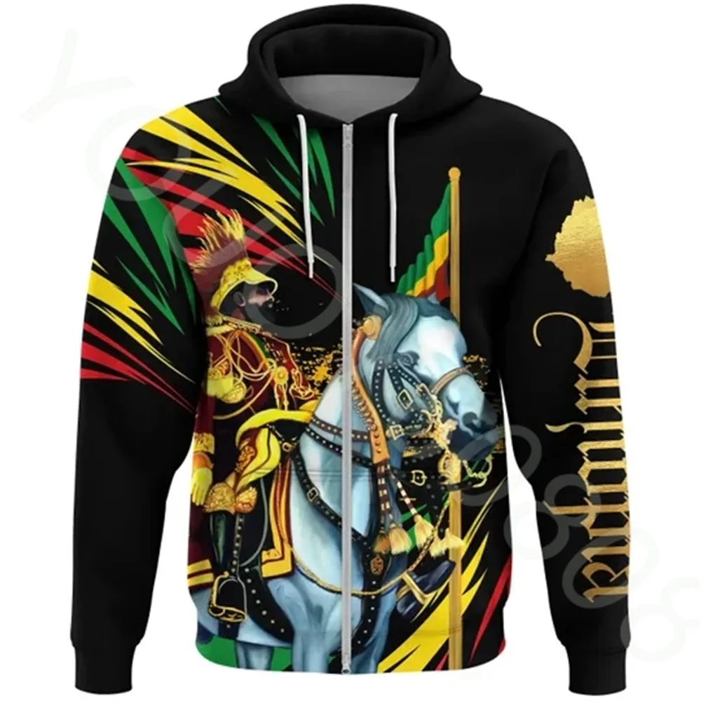 2022 New African Zone Sweatshirts Casual Sweatshirts Loose Printed Hoodie Ethiopian Emperor Haile Selassie Pattern Hoodie
2022 New African Zone Sweatshirts Casual Sweatshirts Loose Printed Hoodie Ethiopian Emperor Haile Selassie Pattern Hoodie