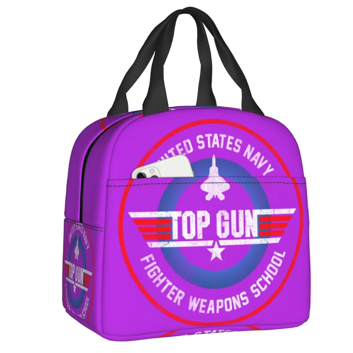 Top Gun Maverick Fighter Weapons School Insulated Lunch Bag for Outdoor Picnic Portable Cooler Thermal Lunch Box Women Children
Top Gun Maverick Fighter Weapons School Insulated Lunch Bag for Outdoor Picnic Portable Cooler Thermal Lunch Box Women Children