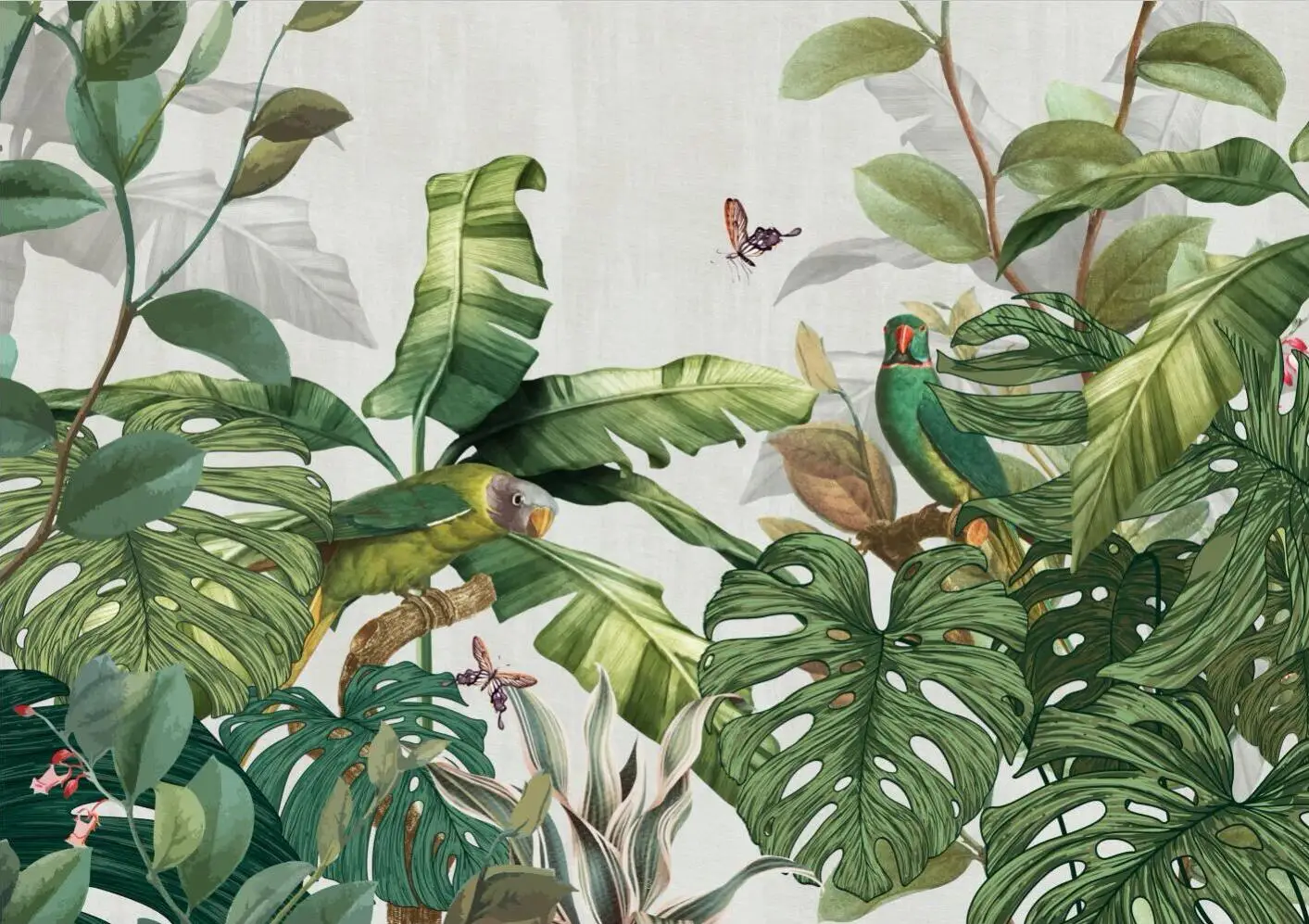 Шелковые обои Beibehang, тропический лес, 1 кв.м
Шелковые обои Beibehang, тропический лес, 1 кв.м