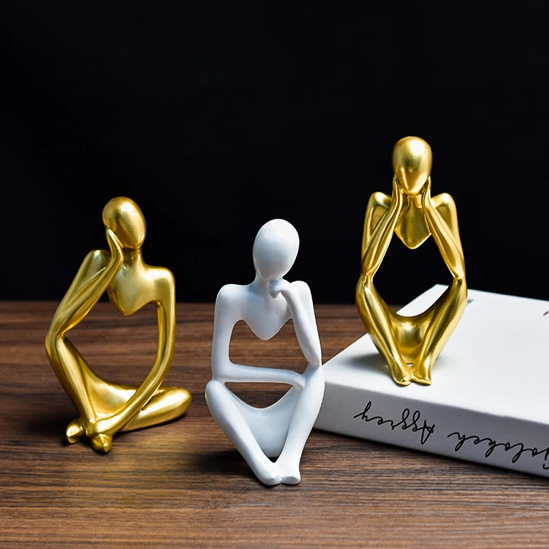 Mini Thinker Abstract Character Resin Crafts Statue Sculpture Home Decor Decoration Miniature Model
Mini Thinker Abstract Character Resin Crafts Statue Sculpture Home Decor Decoration Miniature Model