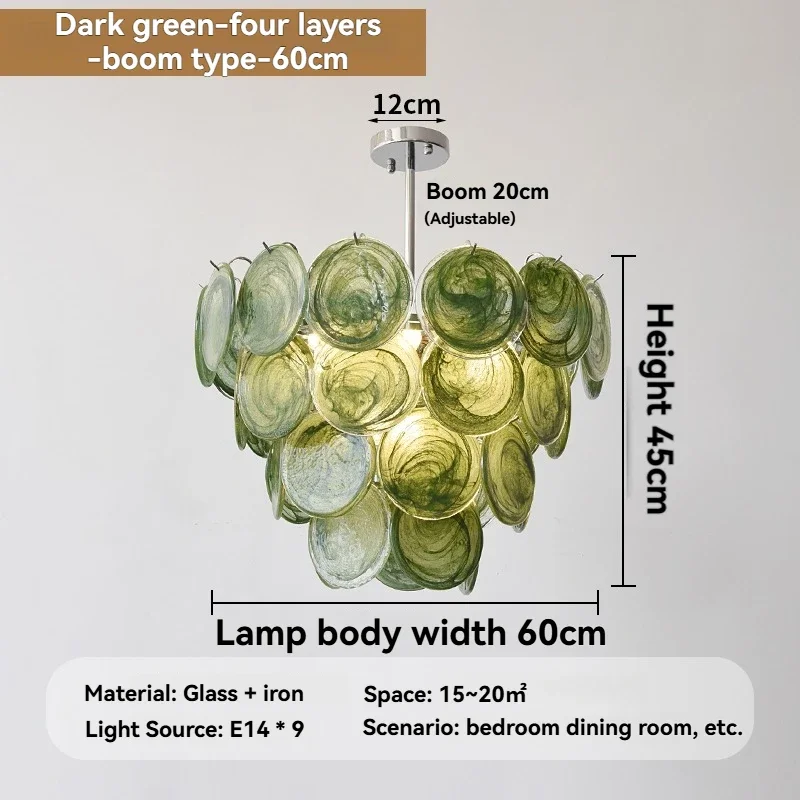 Винтажная люстра Artpad темно-зеленая
Винтажная люстра Artpad темно-зеленая