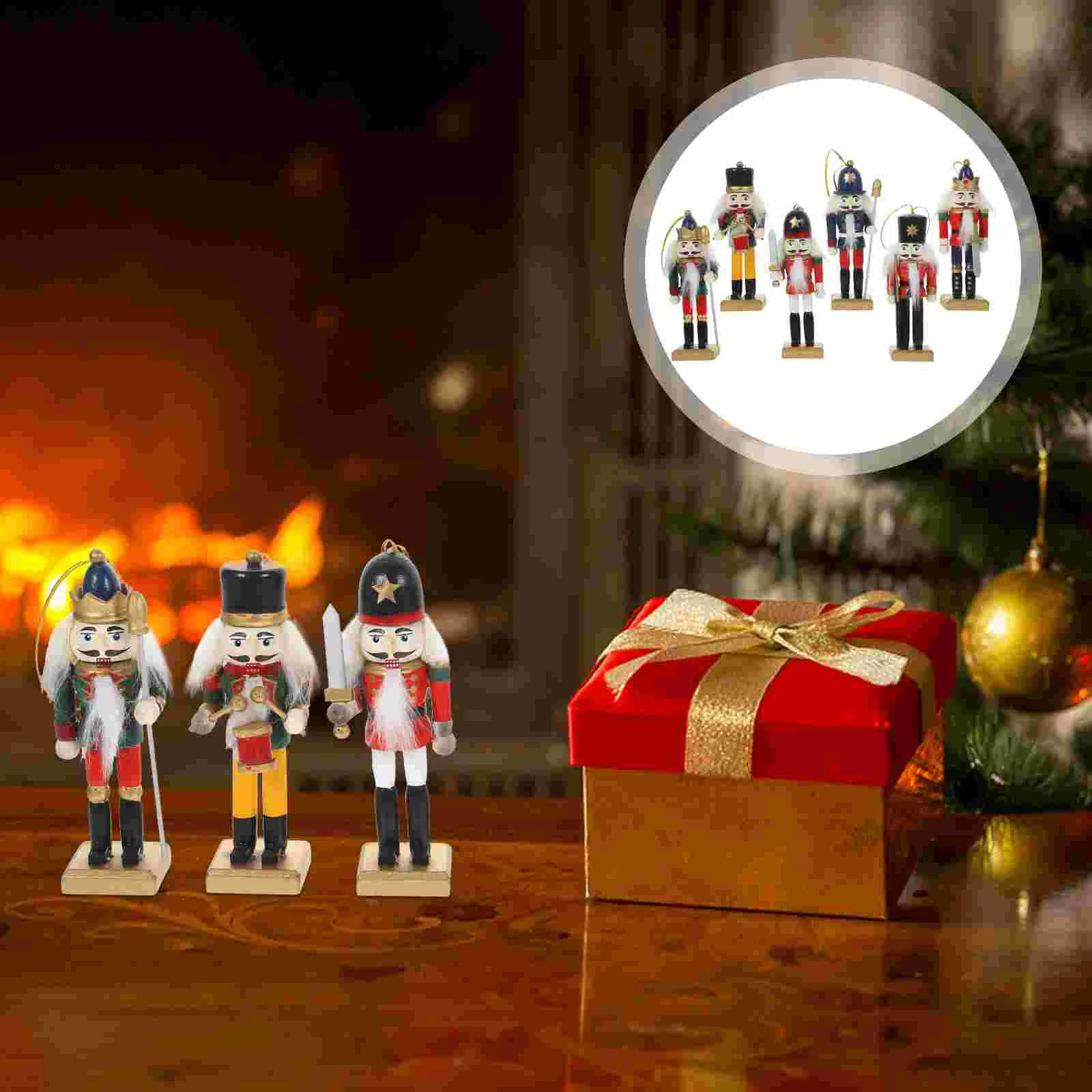 Nutcracker Pendant Xmas Festival Traditional Nutcrackers Craft Wooden Tree Hanging Christmas Decoration Toys
Nutcracker Pendant Xmas Festival Traditional Nutcrackers Craft Wooden Tree Hanging Christmas Decoration Toys