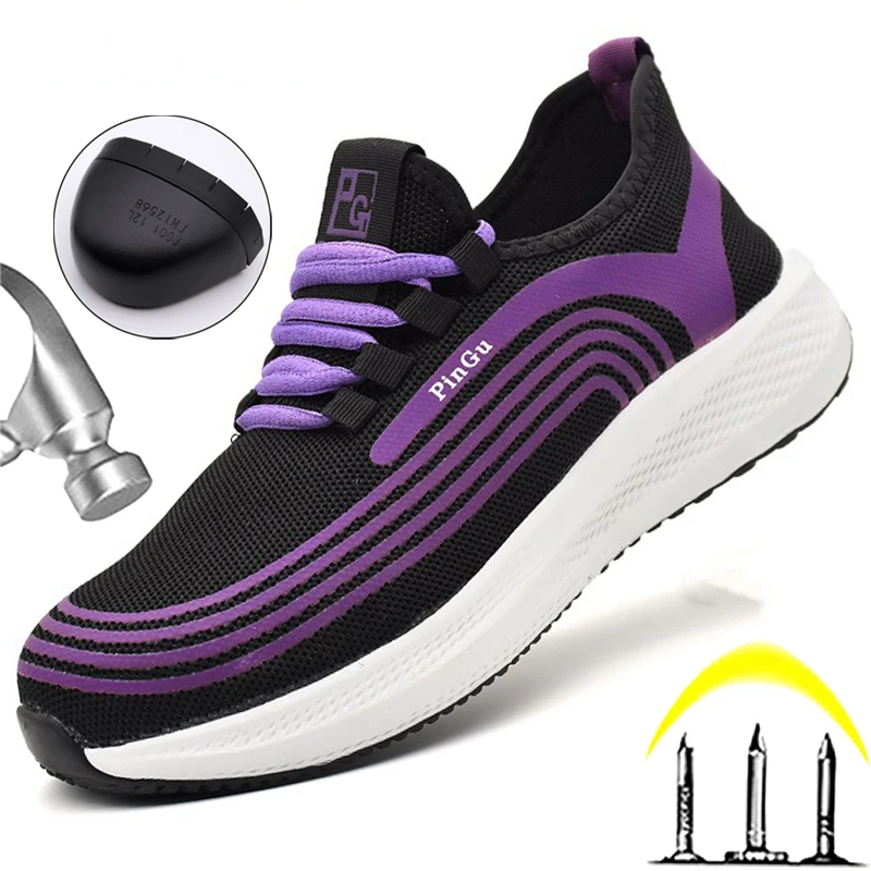 Men's and Women's Safety Outdoor Anti smashing and Anti piercing Work Shoes Lightweight and Comfortable Steel Toe Shoes
Men's and Women's Safety Outdoor Anti smashing and Anti piercing Work Shoes Lightweight and Comfortable Steel Toe Shoes