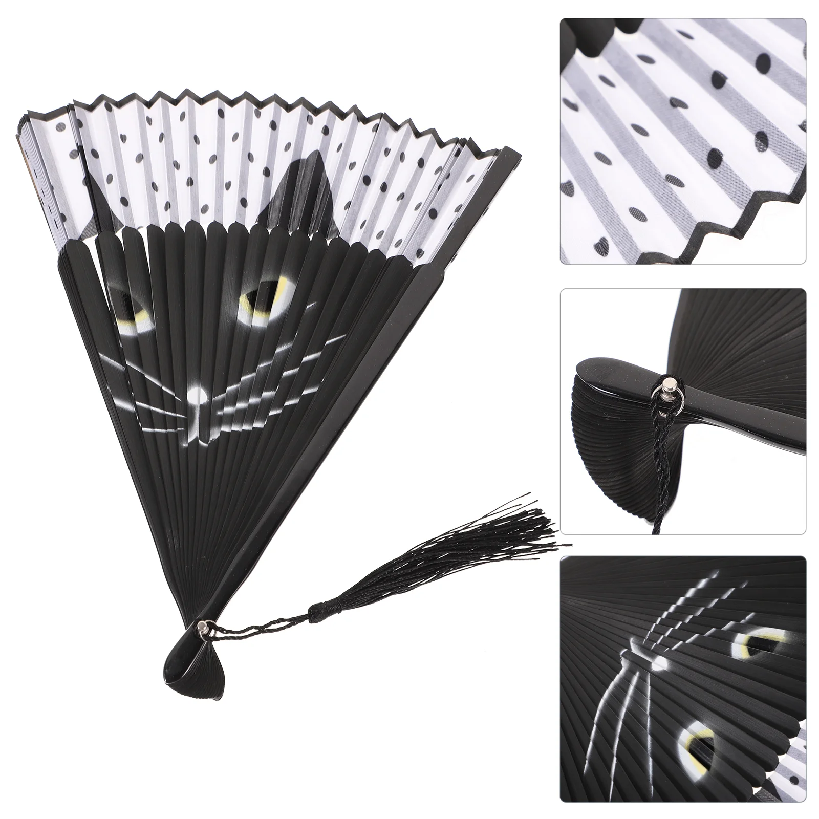 Fan Folding Silk Hand Cat Handheld Fans Women Cartoon Held Japanese Foldable Tassel Chinese Frames Bamboo Party Painted Fun
Fan Folding Silk Hand Cat Handheld Fans Women Cartoon Held Japanese Foldable Tassel Chinese Frames Bamboo Party Painted Fun