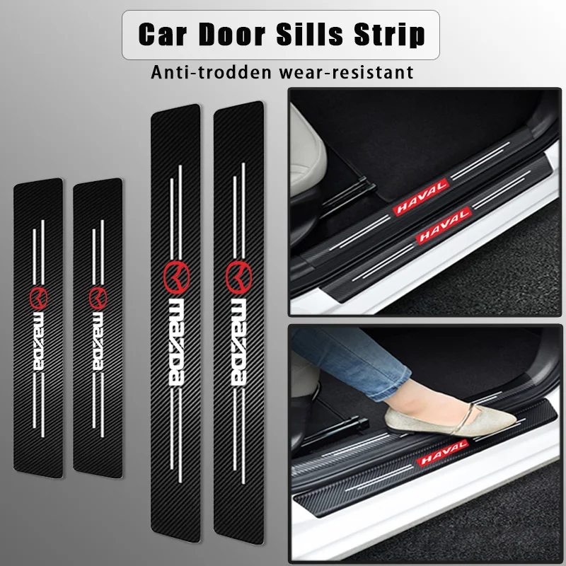 4pcs Car Sticker Door Carbon Leather Fiber Sill Plate for Mazda RX8 6 3 2022 CX5 CX6 CX9 CX30 Bt50 MX5 MX3 MS MP GL Car Stickers
4pcs Car Sticker Door Carbon Leather Fiber Sill Plate for Mazda RX8 6 3 2022 CX5 CX6 CX9 CX30 Bt50 MX5 MX3 MS MP GL Car Stickers