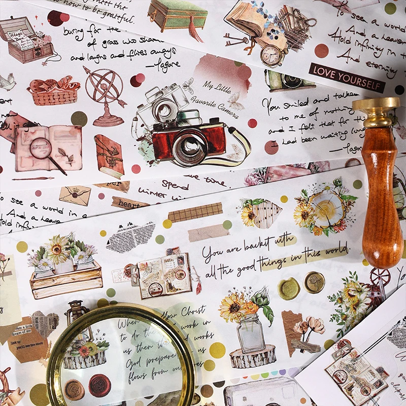 6PCS/LOTRevelation of Love series retro decorative paper masking washi tapes
6PCS/LOTRevelation of Love series retro decorative paper masking washi tapes