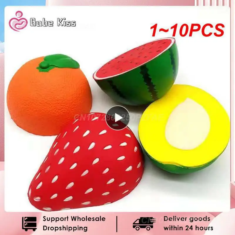 1~10PCS Simulation Fruits Anti-stress Giant Squishy Slow Rising Watermelon Squishy Cute Squishi PU Squishy Poo Toys Squeeze 
1~10PCS Simulation Fruits Anti-stress Giant Squishy Slow Rising Watermelon Squishy Cute Squishi PU Squishy Poo Toys Squeeze