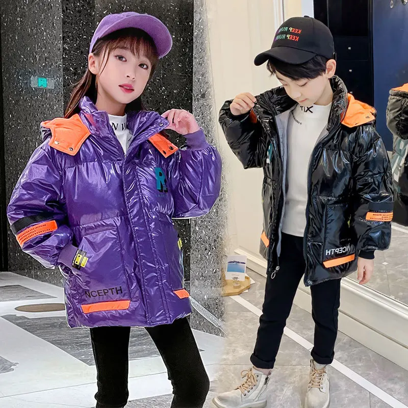 Girls Down Coat Jacket Cotton Outwear Overcoat 2022 Letters Warm Thicken Plus Velvet Winter Autumn School Gift Children's Clothi
Girls Down Coat Jacket Cotton Outwear Overcoat 2022 Letters Warm Thicken Plus Velvet Winter Autumn School Gift Children's Clothi