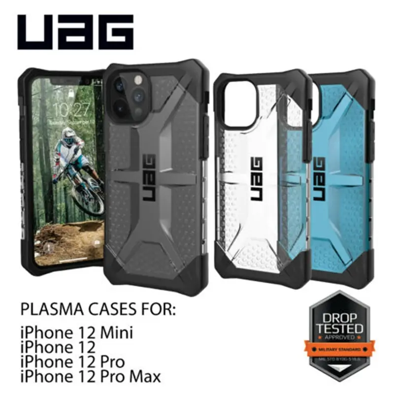 

Urban Armor Gear UAG Plasma Military Spec Case Rugged Phone Cover for IPhone 12/12 Pro/For Iphone 12 Mini For Iphone 12 Pro Max