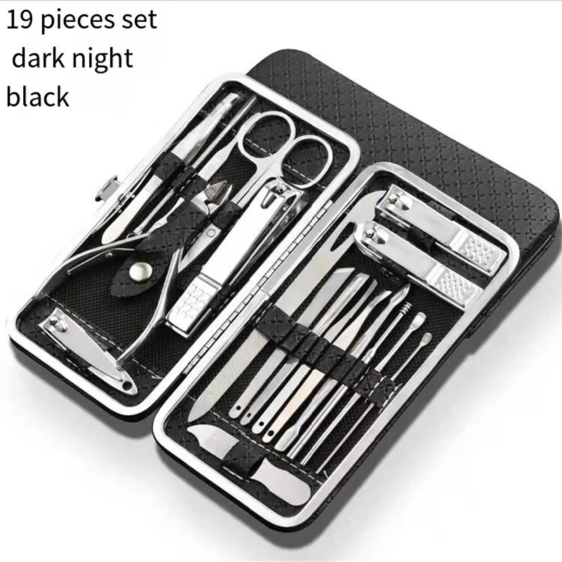 Nail Clippers Pedicure Nail Art Tool Manicure Portable 19 Pcs Manicure Cutters Nail Clipper Set Stainless Steel Ear Spoon
Nail Clippers Pedicure Nail Art Tool Manicure Portable 19 Pcs Manicure Cutters Nail Clipper Set Stainless Steel Ear Spoon